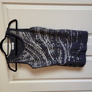 Gray sequin Cato top Size Medium